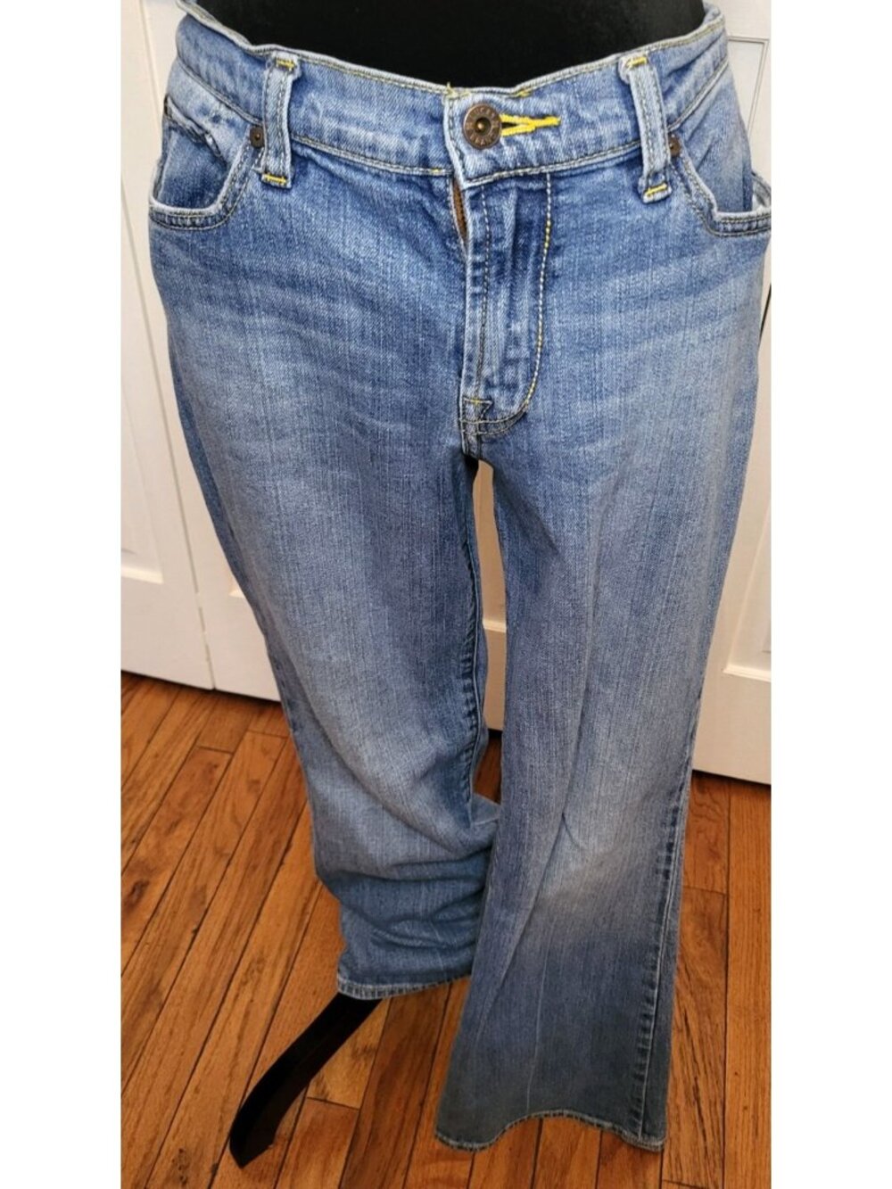 Vintage Y2K Lucky Brand Jeans Bootcut Low Rise sz 12/31 Short 00s Back to School